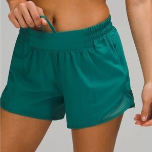 lululemon Hotty Hot Short 4” Teal Lagoon Size 4